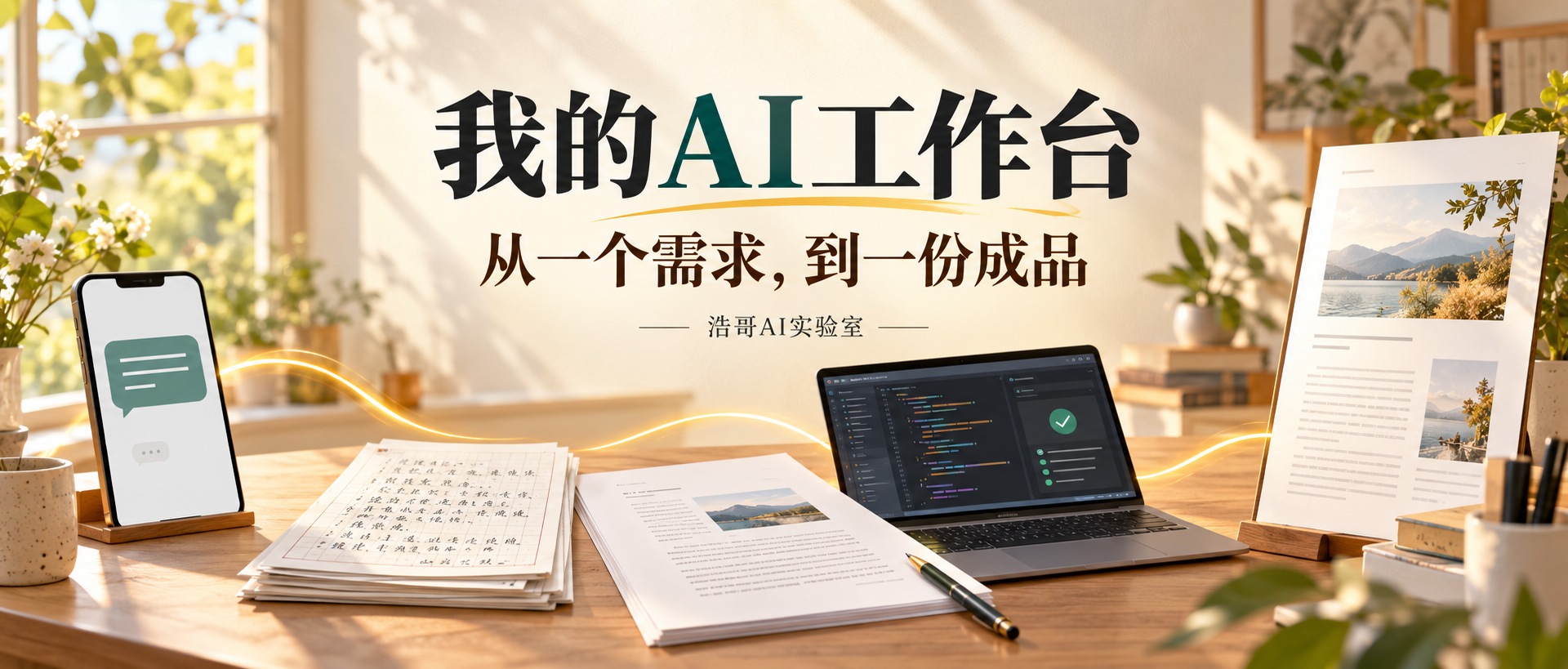 我的AI工作台：从一个需求，到一份成品